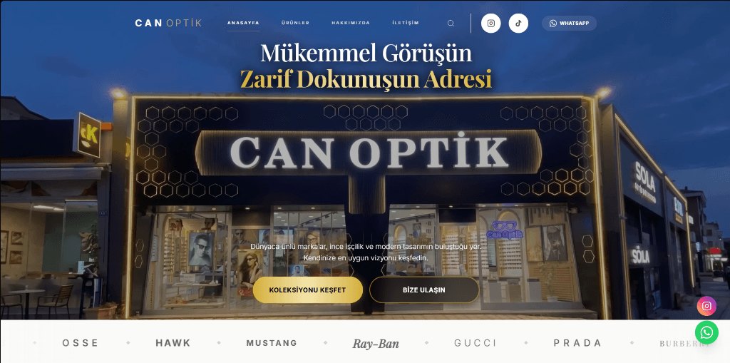 Can Optik Batıkent Web Sitesi