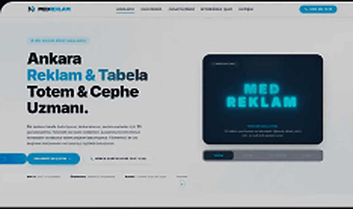 Med Tabela Reklamın Kurumsal Web Sitesi